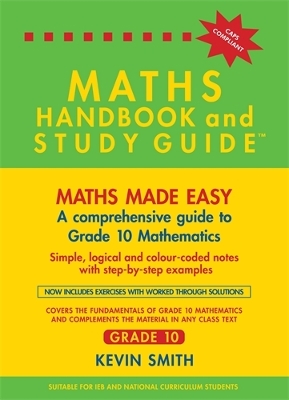 Book cover for Maths Handbook & Study Guide Grade 10