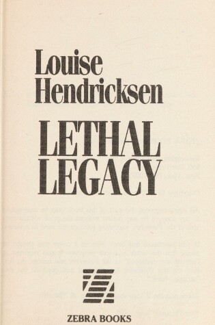 Cover of Lethal Legacy