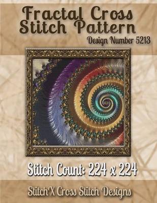 Book cover for Fractal Cross Stitch Pattern