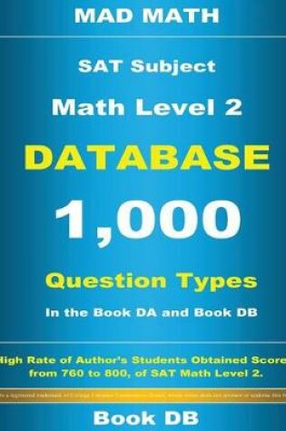 Cover of SAT Math Level 2 Database Book DB