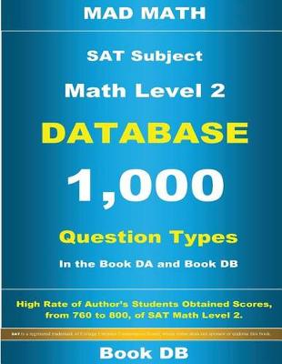 Book cover for SAT Math Level 2 Database Book DB