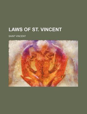 Book cover for Laws of St. Vincent