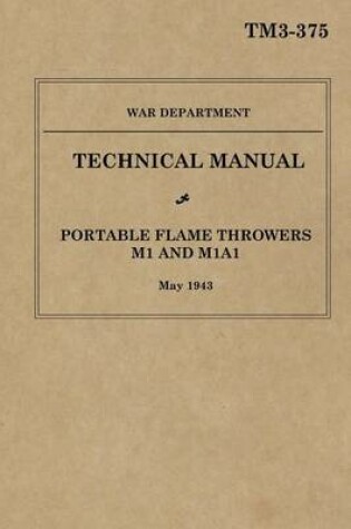 Cover of Portable Flame Throwers M1 and M1A1