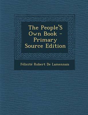 Book cover for The People's Own Book - Primary Source Edition