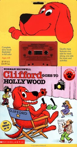 Cover of Clifford Goes to Hollywood Book & Cassette
