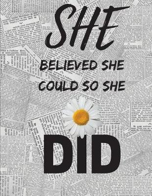 Book cover for She Believed She Could So She Did