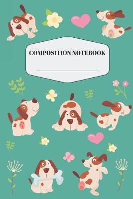 Book cover for Dog Composition Notebook