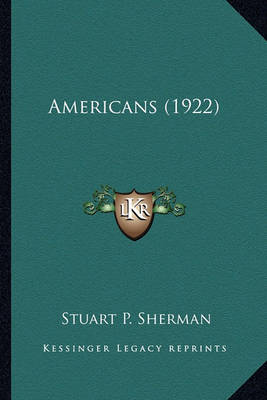 Book cover for Americans (1922) Americans (1922)