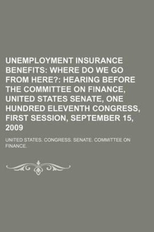 Cover of Unemployment Insurance Benefits