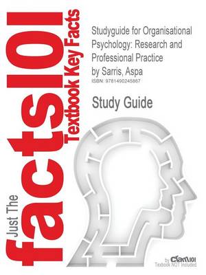 Book cover for Studyguide for Organisational Psychology