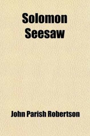 Cover of Solomon Seesaw Volume 1