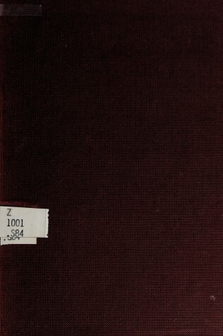 Cover of Function of Bibliography