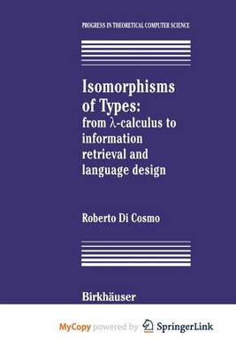 Book cover for Isomorphisms of Types