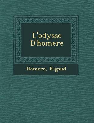 Book cover for L'Odyss E D'Homere