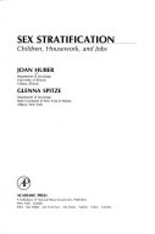 Cover of Sex Stratification