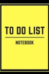 Book cover for To Do List Notebook