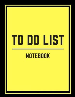 Cover of To Do List Notebook