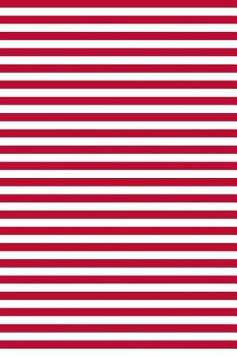 Cover of Journal Red White Stripes Design Pattern