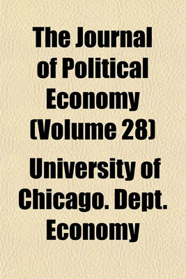 Book cover for The Journal of Political Economy (Volume 28)