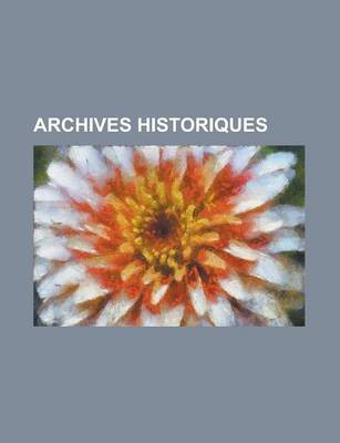 Book cover for Archives Historiques