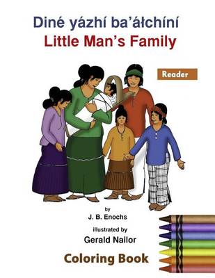 Book cover for Little Man's Family Coloring Book