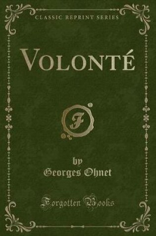 Cover of Volonté (Classic Reprint)