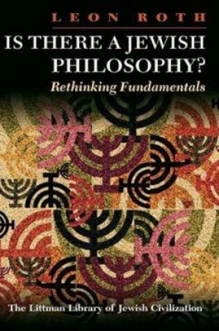 Cover of Is There a Jewish Philosophy?