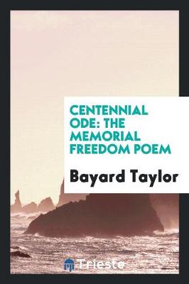 Book cover for Centennial Ode