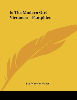 Book cover for Is the Modern Girl Virtuous? - Pamphlet