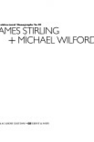 Cover of Stirling, James, and Michael Wilford