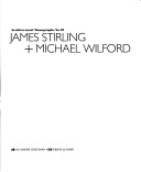 Cover of Stirling, James, and Michael Wilford