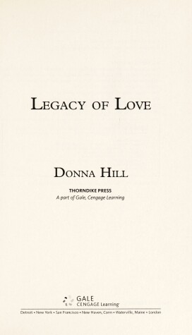 Cover of Legacy of Love