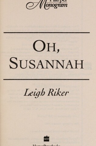 Cover of Oh Susannah