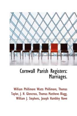 Book cover for Cornwall Parish Registers