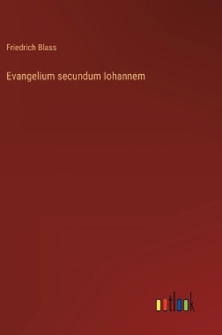 Cover of Evangelium secundum Iohannem