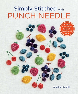 Book cover for Simply Stitched with Punch Needle