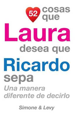 Book cover for 52 Cosas Que Laura Desea Que Ricardo Sepa