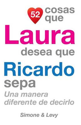 Cover of 52 Cosas Que Laura Desea Que Ricardo Sepa