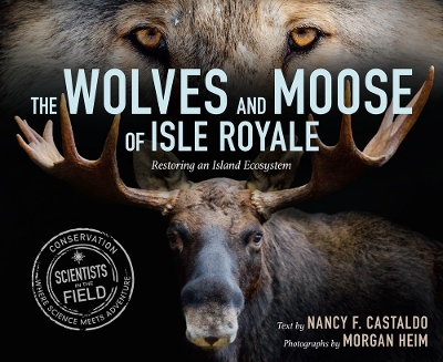 Book cover for The Wolves and Moose of Isle Royale