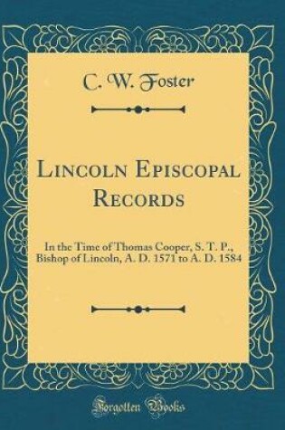 Cover of Lincoln Episcopal Records