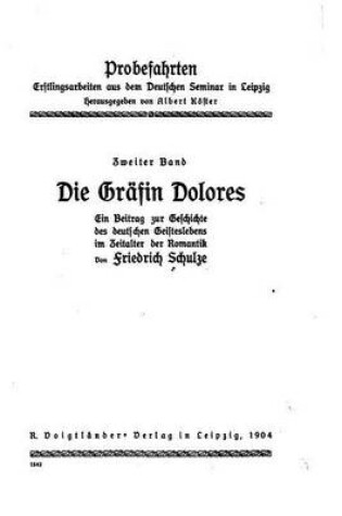 Cover of Die grafin Dolores