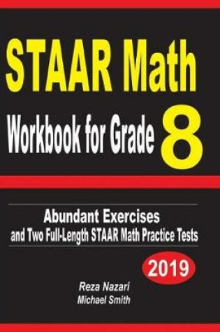 Cover of STAAR Math Workbook for Grade 8