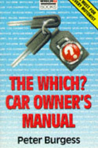 Cover of "Which?" Car Owner's Manual