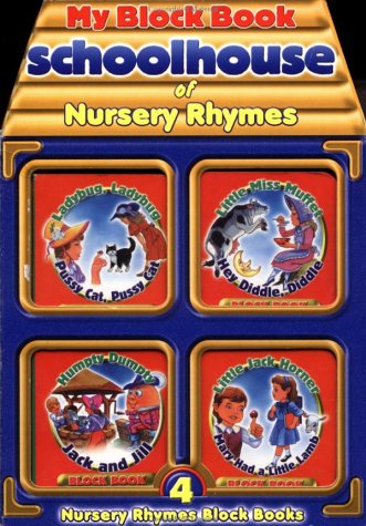 Book cover for My Block Book Schoolhouse of Nursery Rhymes