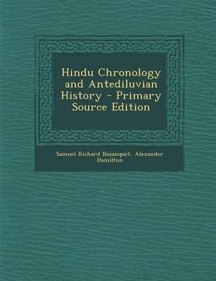 Book cover for Hindu Chronology and Antediluvian History - Primary Source Edition
