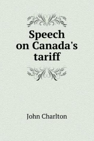 Cover of Speech on Canada's tariff