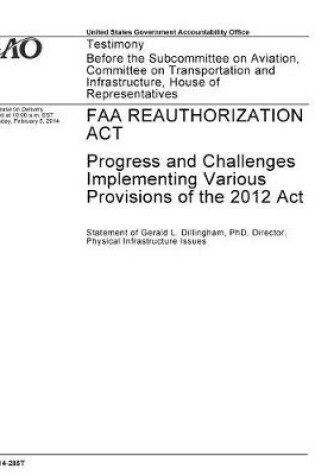 Cover of FAA Reauthorization ACT