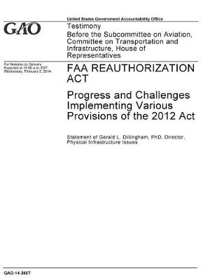 Book cover for FAA Reauthorization ACT