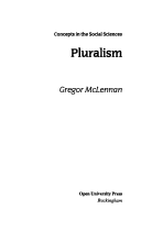 Cover of Pluralism