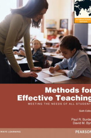 Cover of Methods for Effective Teaching